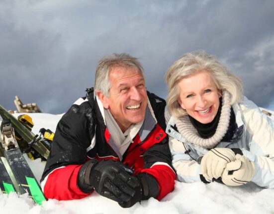 катание на лыжах в пожилом возрасте