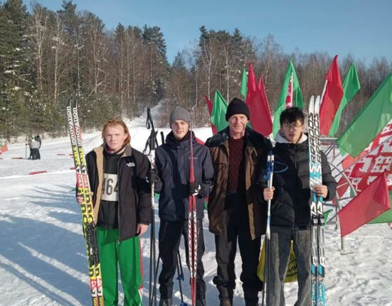 лыжные соревнования в д. Селец Новогрудского района