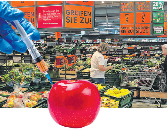 яблоки с пестицидами