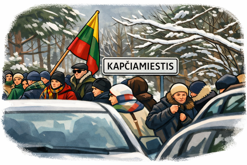 протесты в Литве