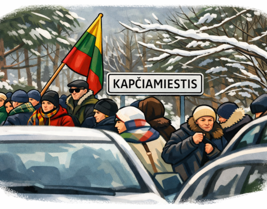 протесты в Литве