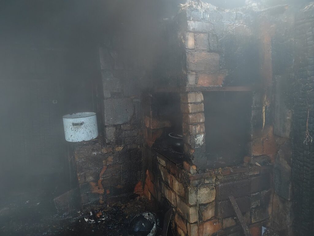 пожар в Ивьевском районе