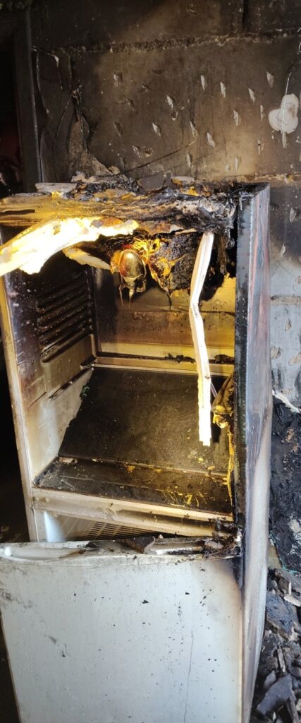 пожар в Ивьевском районе