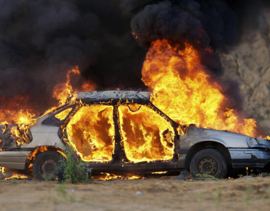 возгорание автомобиля