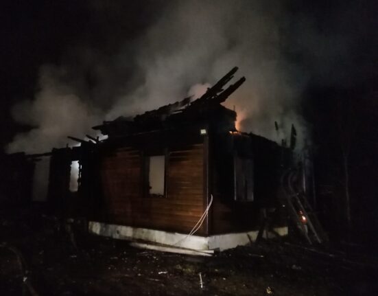 пожар в Ивьевском районе 2 апреля