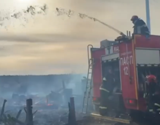 пожар в Ивьевском районе 5 апреля