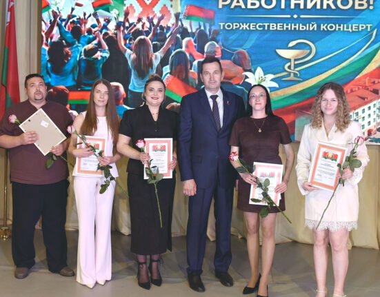 День медика в Ивье, торжественное мероприятие