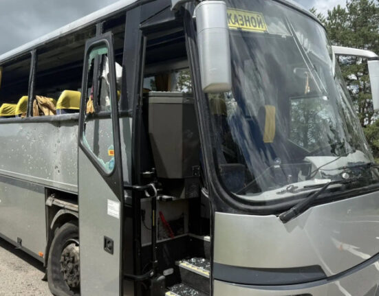 автобусу с белорусскими детьми нанес удар беспилотник Украины