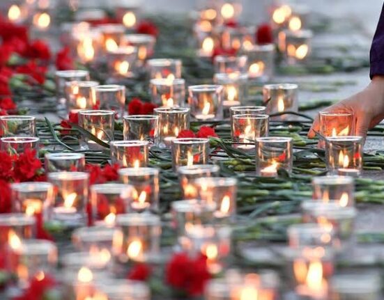 лампады в память о погибших в Великой Отечественной войне