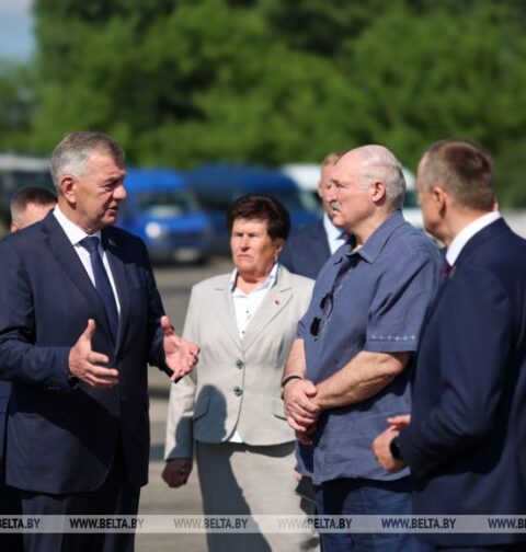 Александр Лукашенко в Шклове