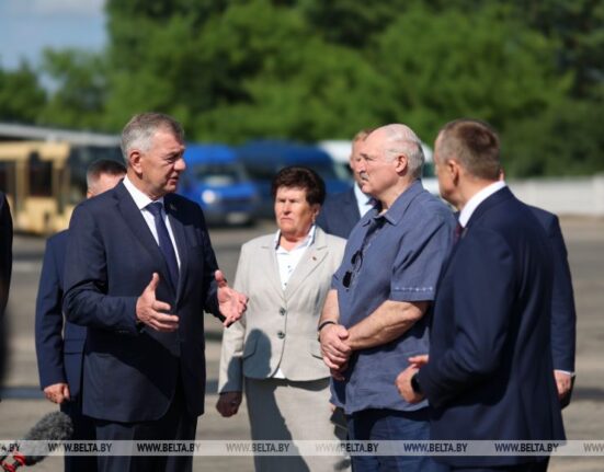 Александр Лукашенко в Шклове