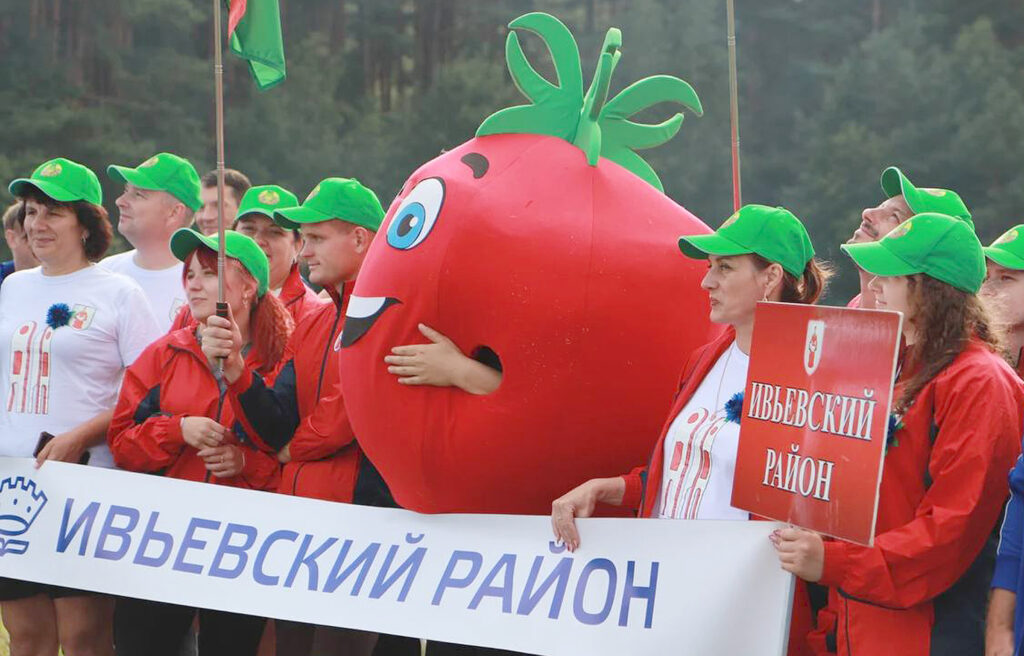 Ивьевчане принимают участие в областном турслете