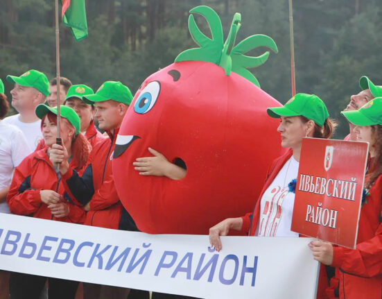 Ивьевчане принимают участие в областном турслете
