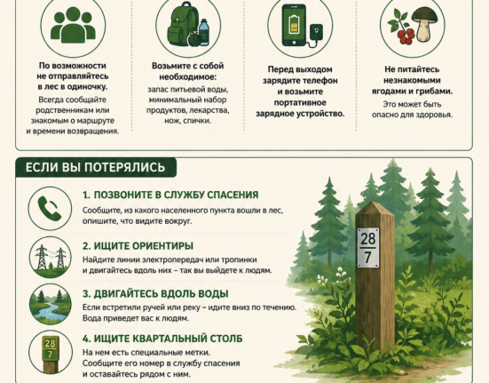 инфографика как не потеряться в лесу