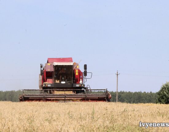 уборочная в Ивьевском районе, 2026 год