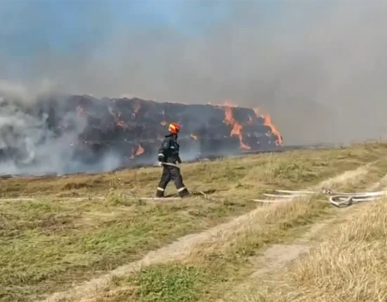 МЧС, тушение пожара в Сморгонском районе