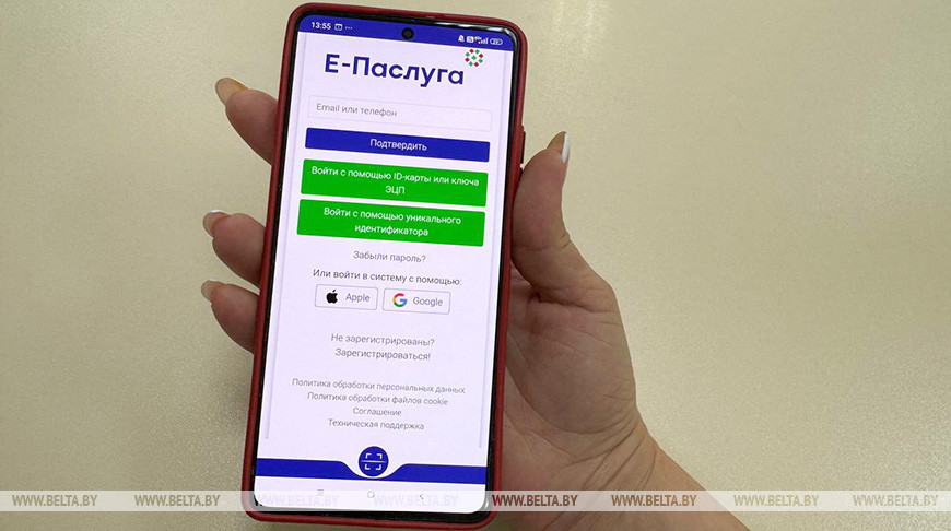 Е-паслуга, приложение