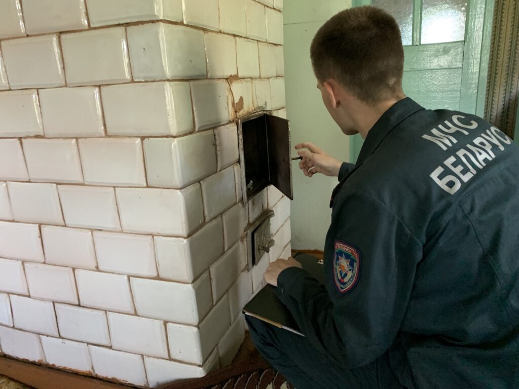 Рейд по печному отоплению МЧС с Ивьевском районе